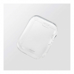 商品画像:Apple Watch series7 45mm/フルカバーケース/ソフト/クリア AW-21AFCUCR