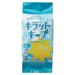 商品画像:クリーナー/ウェットティッシュ/除菌/汚れ落とし/フッ素コート/時短/30枚入り HA-WCKC30