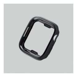 商品画像:Apple Watch series7 45mm/ソフトバンパー/ブラック AW-21ABPUBK