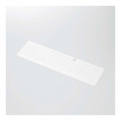 商品画像:キーボードカバー/抗菌/防塵/Apple Touch ID搭載Magic Keyboard テンキー付(JIS)対応/クリア PKP-MACK4