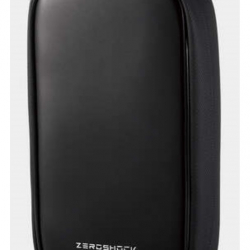 商品画像:スマートフォン用キャリングポーチ/ZEROSHOCK/カラビナ付き/ベルトループ/3WAY装着/ダブルポケット/Lサイズ/ブラック P-05CZ2BK