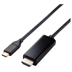 商品画像:変換ケーブル/USB Type-C-HDMI/ミラーリング対応/60Hz/1.0m/ブラック MPA-CHDMI10BK