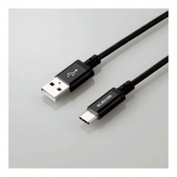 商品画像:USB-A to USB Type-Cケーブル/LEDライト付き/タッチセンサー/1.2m/ブラック MPA-ACT12BK