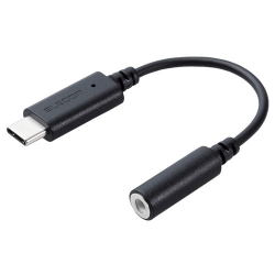 商品画像:音声変換ケーブル/USB Type-C to 3.5mmステレオミニ端子/DAC搭載/ブラック MPA-C35DBK