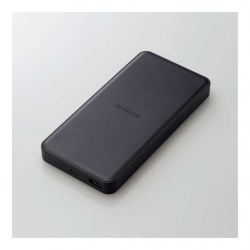 商品画像:リン酸鉄モバイルバッテリー/12000mAh/USB Power Delivery/20W出力/USB-A出力1ポート/USB-C入出力1ポート/ブラック DE-C39-12000BK