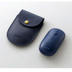 商品画像:マウス/有線/3ボタン/薄型/ケーブル巻取式/ブルー M-TM10UBBU