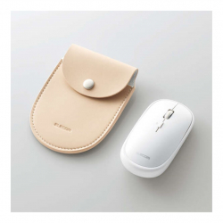 商品画像:マウス/Bluetooth/4ボタン/薄型/充電式/3台同時接続/ホワイト M-TM15BBWH