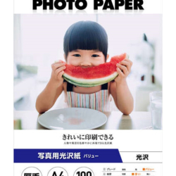 商品画像:写真用光沢紙/バリュー/厚手/A4/100枚 EJK-VLA4100