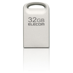 商品画像:USBメモリ/USB3.2(Gen1)対応/超小型/32GB/シルバー MF-SU3A032GSV