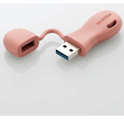 商品画像:USBメモリー/USB3.2(Gen1)対応/一体型キャップ式/子ども用/32GB/レッド MF-JRU3032GRD