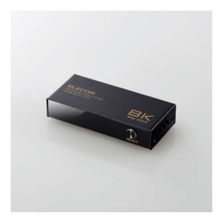 商品画像:HDMI切替器/8K60Hz対応/双方向/メタル筐体/ブラック DH-SW8KBD21BK