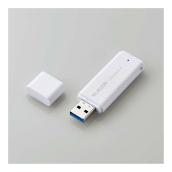 商品画像:外付けSSD/ポータブル/USB 5Gbps/USB3.2(Gen1)/小型/キャップ式/250GB/ホワイト ESD-EMC0250GWH