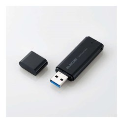 商品画像:外付けSSD/ポータブル/USB 5Gbps/USB3.2(Gen1)/小型/キャップ式/500GB/ブラック ESD-EMC0500GBK