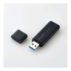 商品画像:外付けSSD/ポータブル/USB 5Gbps/USB3.2(Gen1)/小型/キャップ式/1TB/ブラック ESD-EMC1000GBK