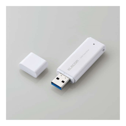 商品画像:外付けSSD/ポータブル/USB 5Gbps/USB3.2(Gen1)/小型/キャップ式/1TB/ホワイト ESD-EMC1000GWH