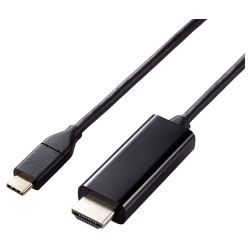 商品画像:映像変換ケーブル/USB Type-C-HDMI/ミラーリング対応/60Hz/3.0m/ブラック MPA-CHDMI30BK