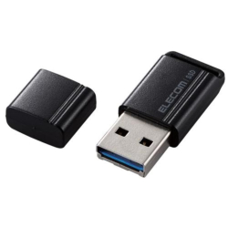 商品画像:外付けSSD/ポータブル/USB3.2(Gen1)/小型USBメモリ型/500GB/ブラック ESD-EXS0500GBK