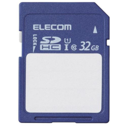 商品画像:SDHCカード/保存内容が書ける/ケース付/UHS-I 80MB/s 32GB MF-FS032GU11C