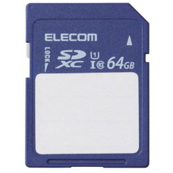 商品画像:SDXCカード/保存内容が書ける/ケース付/UHS-I 80MB/s 64GB MF-FS064GU11C