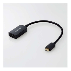 商品画像:Type-C映像変換アダプタ/TypeC-HDMI/60Hz/ブラック DH-CHDMIQBK
