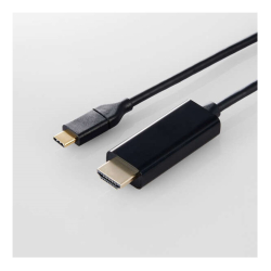 商品画像:映像変換ケーブル/USB Type-C-HDMI/ミラーリング対応/60Hz/1.0m/ブラック MPA-CHDMI10BK3