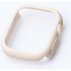 商品画像:Apple Watch 46mm/フルカバーケース/TOUGHSLIM/プレミアムガラス/高透明/ベージュ AW-25AFCTSLBE