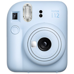 商品画像:<チェキ>FUJIFILM インスタントカメラ instax mini 12(2群2枚/パステルブルー) INS MINI 12 BLUE