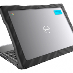 商品画像:DropTech耐衝撃ハードケース Dell3110 Dell3100 11インチChromebook DT-DL3100CBCS-BLK-V3