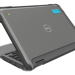 商品画像:SlimTech薄型耐衝撃ハードケース Dell3110 Dell3100 11インチChromebook 2-in-1 タブレットモード切替可能 06D001E01-1