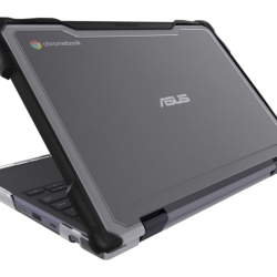 商品画像:SlimTech 薄型対衝撃ハードケース Asus CR1100(2in1 and Clamshell)Black タブレットモード対応 06C011