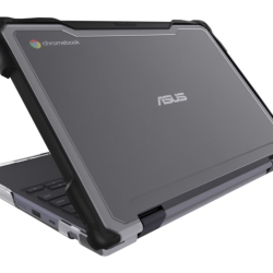 商品画像:SlimTech 薄型対衝撃ハードケース Asus CR1100(2in1 and Clamshell)Black タブレットモード対応 06C011