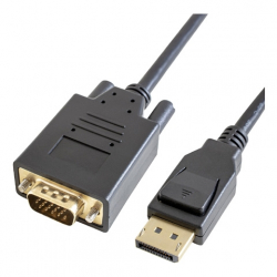 商品画像:DisplayPort->VGAケーブル2mブラック GP-DPV15K-20