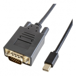 商品画像:Mini DisplayPort->VGAケーブル2mブラック GP-MDPV15K-20