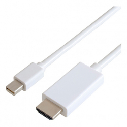 商品画像:Mini DisplayPort=>HDMIケーブル1mホワイト GP-MDPHD/W-10