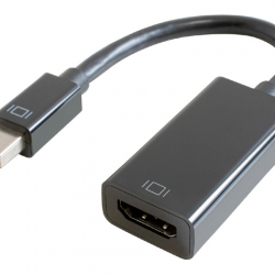 商品画像:Mini DisplayPort=>HDMI変換アダプタ15cmブラック GP-MDPHDH/K