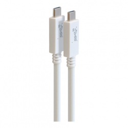 商品画像:USB Type-C to USB Type-Cケーブル(USB3.2Gen2x2/PD5A/Altモード対応)50cm ホワイト GP-CCU325A05M/W