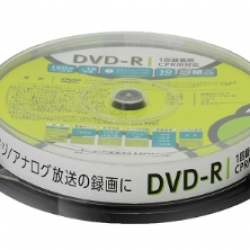 商品画像:DVD-R CPRM 録画用 1-16倍速 10枚スピンドル GH-DVDRCB10