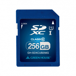 商品画像:SDXCメモリーカード UHS-I U1 256GB R80/W20 GH-SDXCUB256G