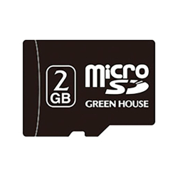 商品画像:microSDカード(アダプタ付属) 2GB GH-SDMR2GA