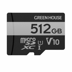 商品画像:microSDXCカード UHS-I U1 V10 512GB GH-SDM-VA512G