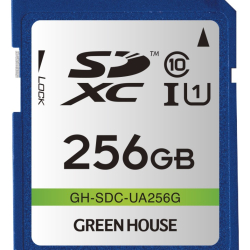 商品画像:SDXCカード UHS-I U1 クラス10 256GB GH-SDC-UA256G