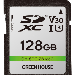 商品画像:SDXCカード UHS-I U3 V30 128GB GH-SDC-ZB128G