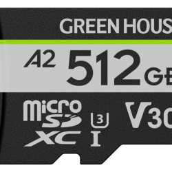 商品画像:microSDXCカード UHS-I U3 V30 A2 512GB GH-SDM-ZB512G