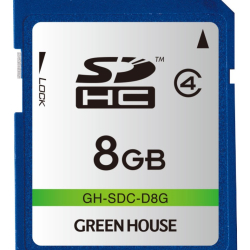 商品画像:SDHCカード クラス4 8GB GH-SDC-D8G