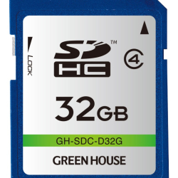 商品画像:SDHCカード クラス4 32GB GH-SDC-D32G