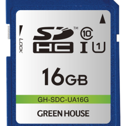 商品画像:SDHCカード UHS-I U1 クラス10 16GB GH-SDC-UA16G