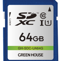 商品画像:SDXCカード UHS-I U1 クラス10 64GB GH-SDC-UA64G