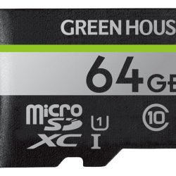 商品画像:microSDXCカード UHS-I U1 クラス10 64GB GH-SDM-UA64G