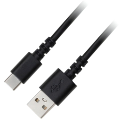商品画像:USB2.0 ケーブル TypeA-C 15W 0.5m ブラック GH-UCACA05-BK