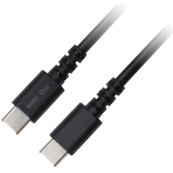 商品画像:USB2.0 ケーブル TypeC-C 100W 0.5m ブラック GH-UCCCA05-BK
